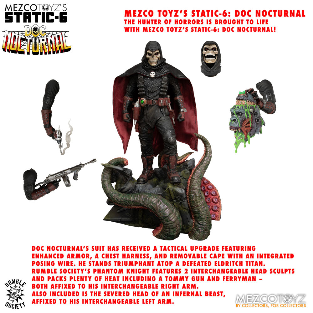 Original Character statuette 1/6 PVC Static-6 Rumble Society - Doc Nocturnal 38 cm