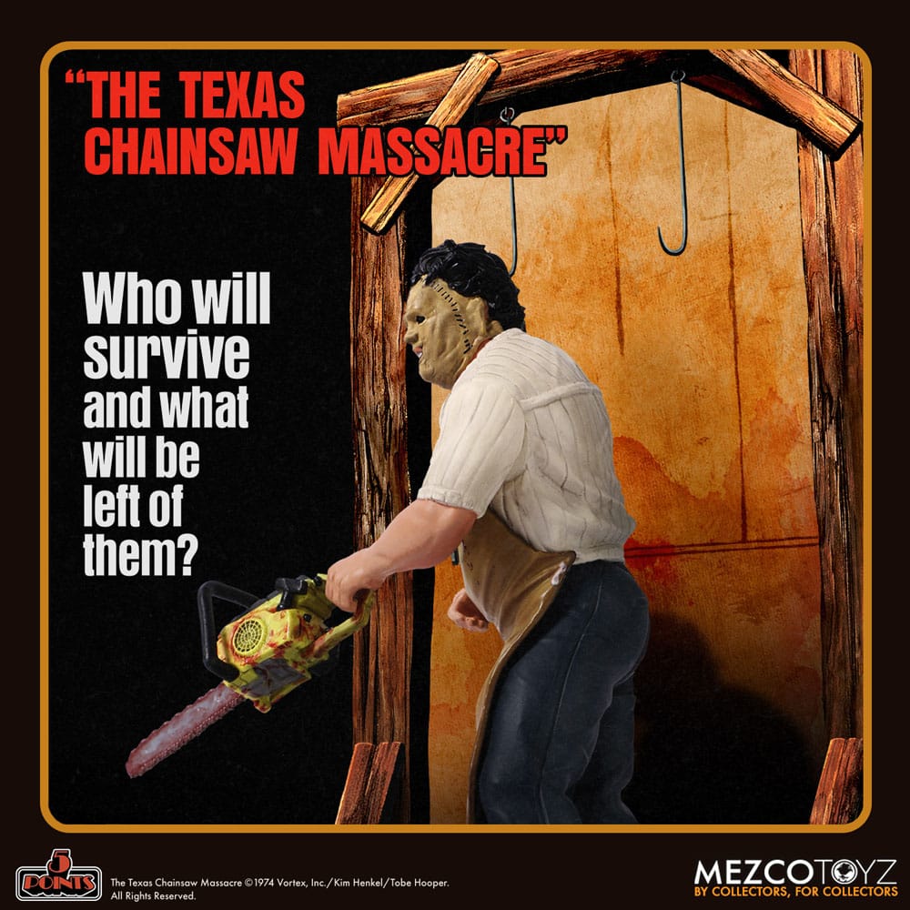 Massacre à la tronçonneuse (1974) figurine 5 Points Leatherface 10 cm