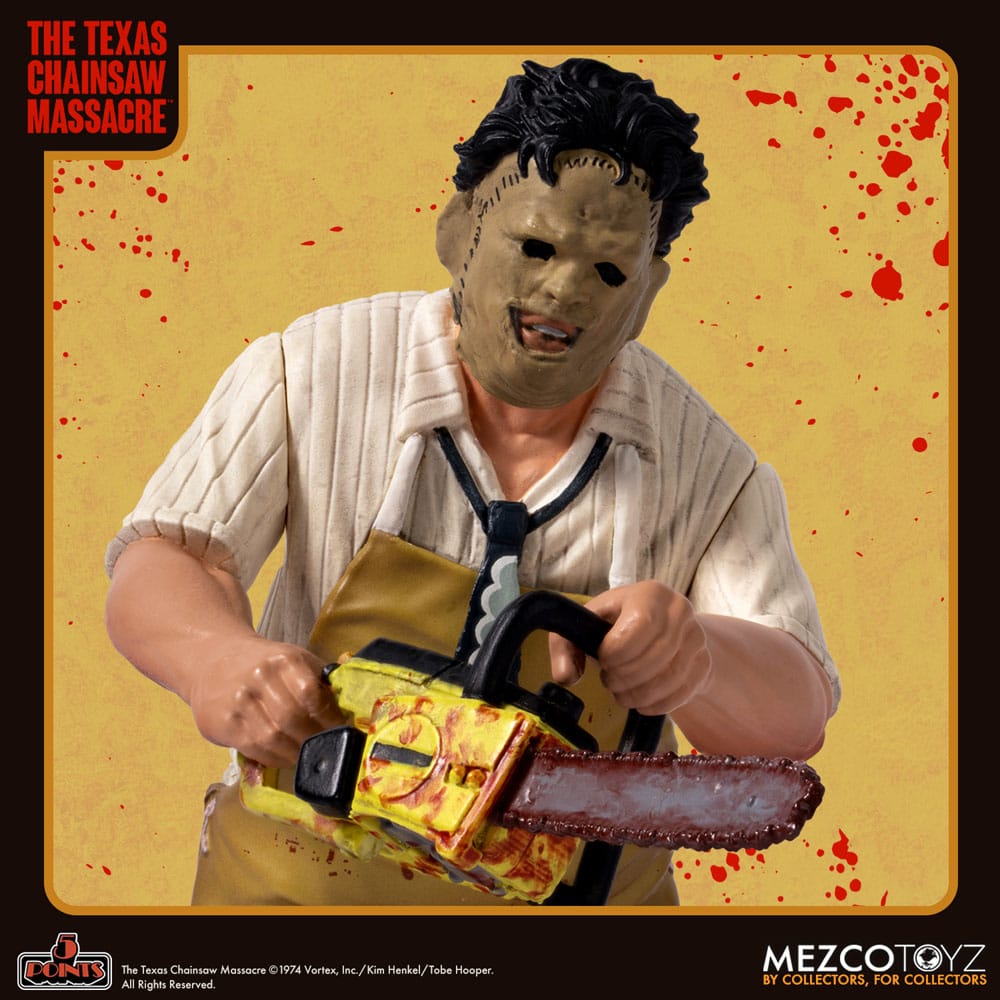 Massacre à la tronçonneuse (1974) figurine 5 Points Leatherface 10 cm
