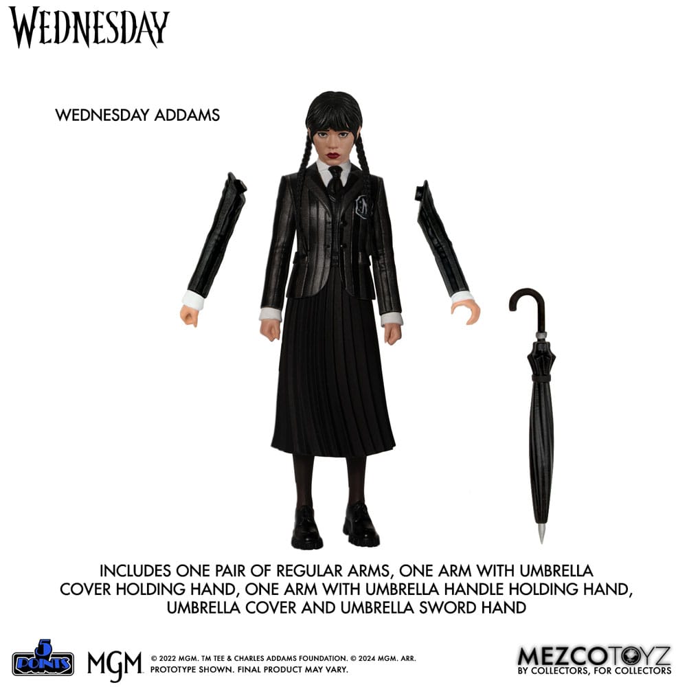 Wednesday figurines 5 Points Wednesday & Enid Boxed Set 10 cm