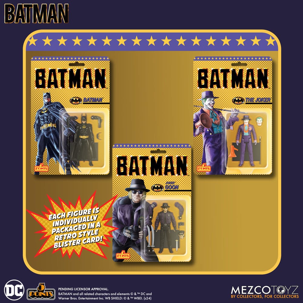 Batman (1989) assortiment figurines 5 Points 9 cm (24)