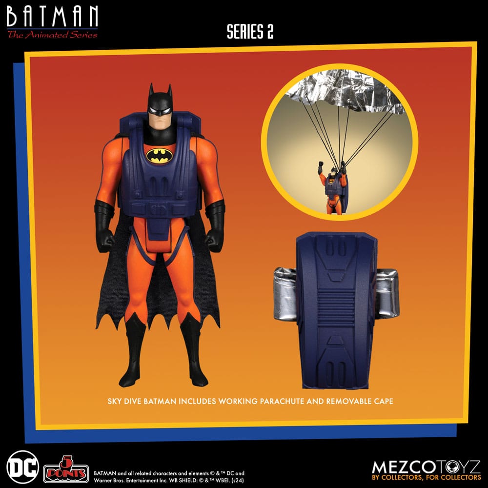 Batman: The Animated Series 2 figurines 5 Points Deluxe Box Set 9 cm