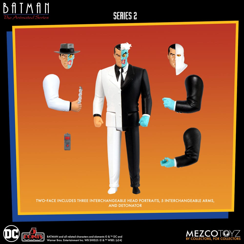 Batman: The Animated Series 2 figurines 5 Points Deluxe Box Set 9 cm
