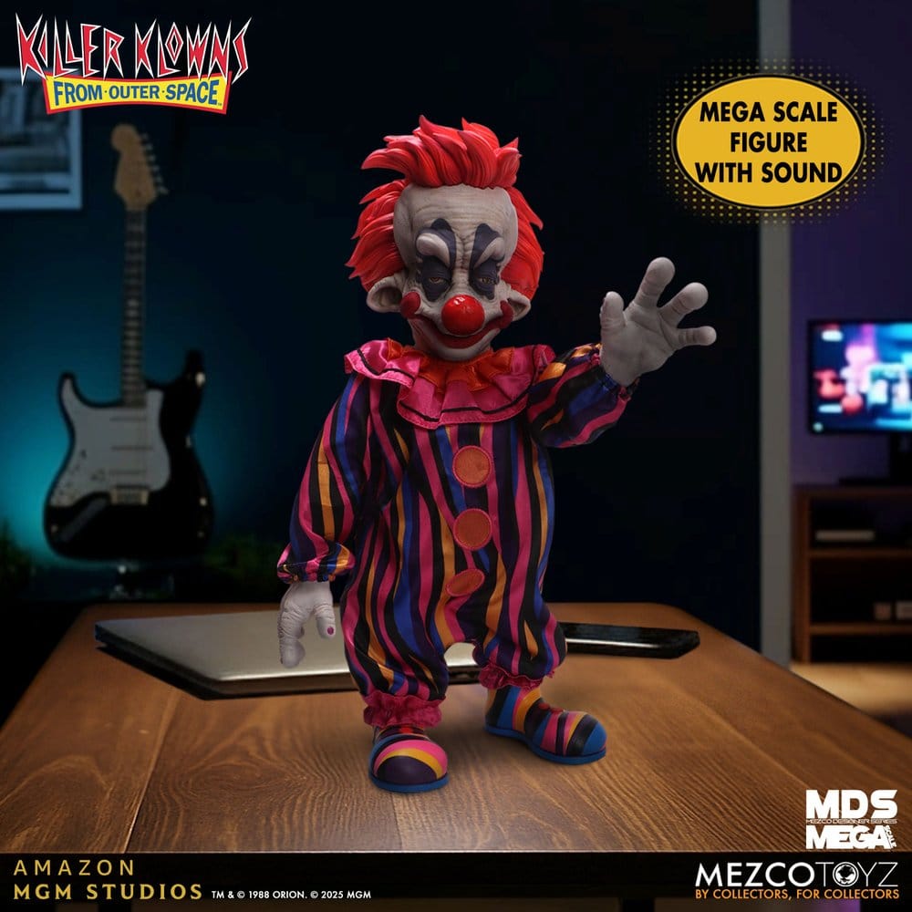 Les Clowns tueurs venus d'ailleurs poupée MDS Mega Scale Rudy 38 cm