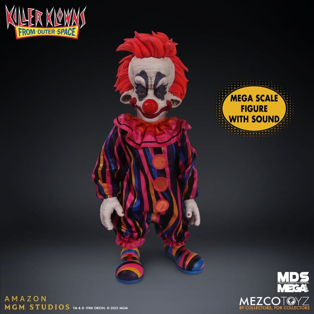Les Clowns tueurs venus d'ailleurs poupée MDS Mega Scale Rudy 38 cm