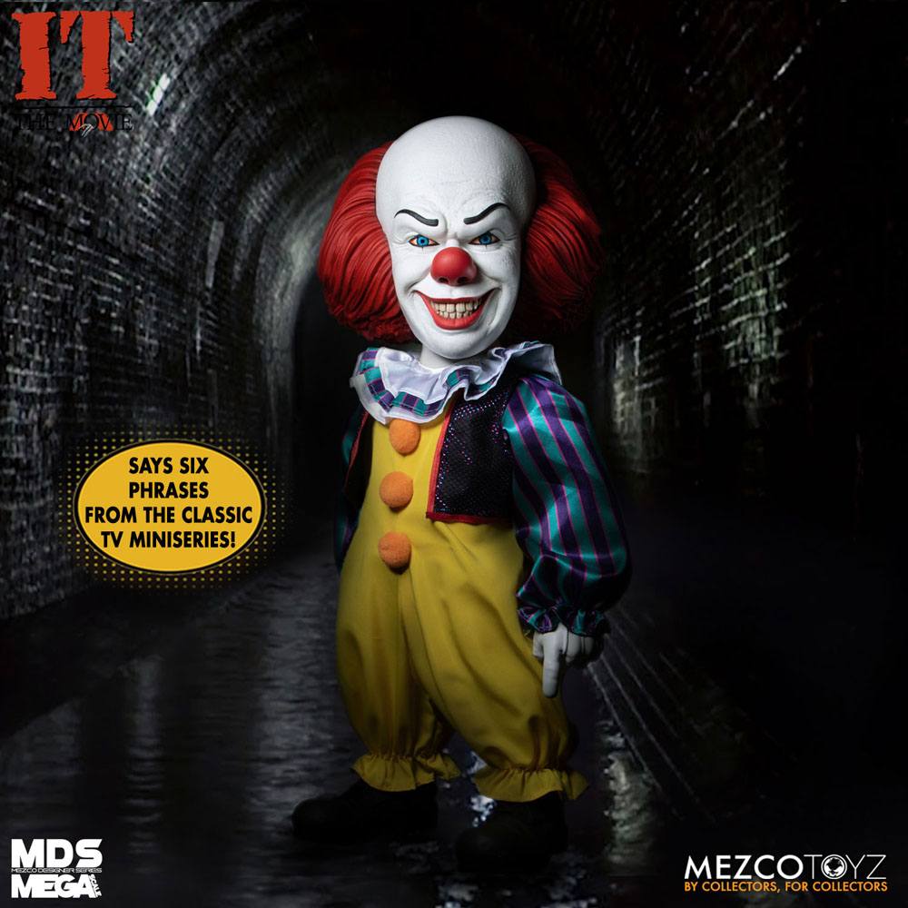 « Il » est revenu 1990 figurine MDS Deluxe Pennywise 38 cm