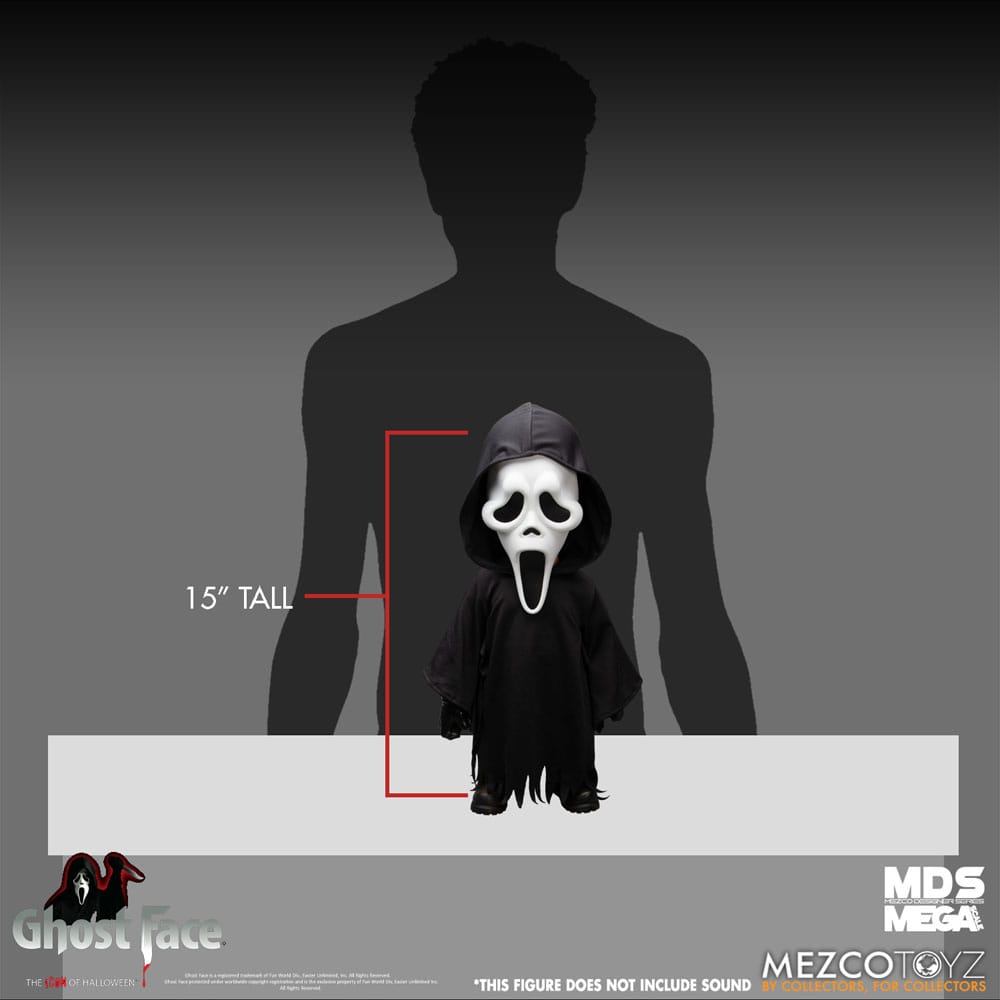 Ghost Face poupée MDS Mega Scale Ghost Face 38 cm
