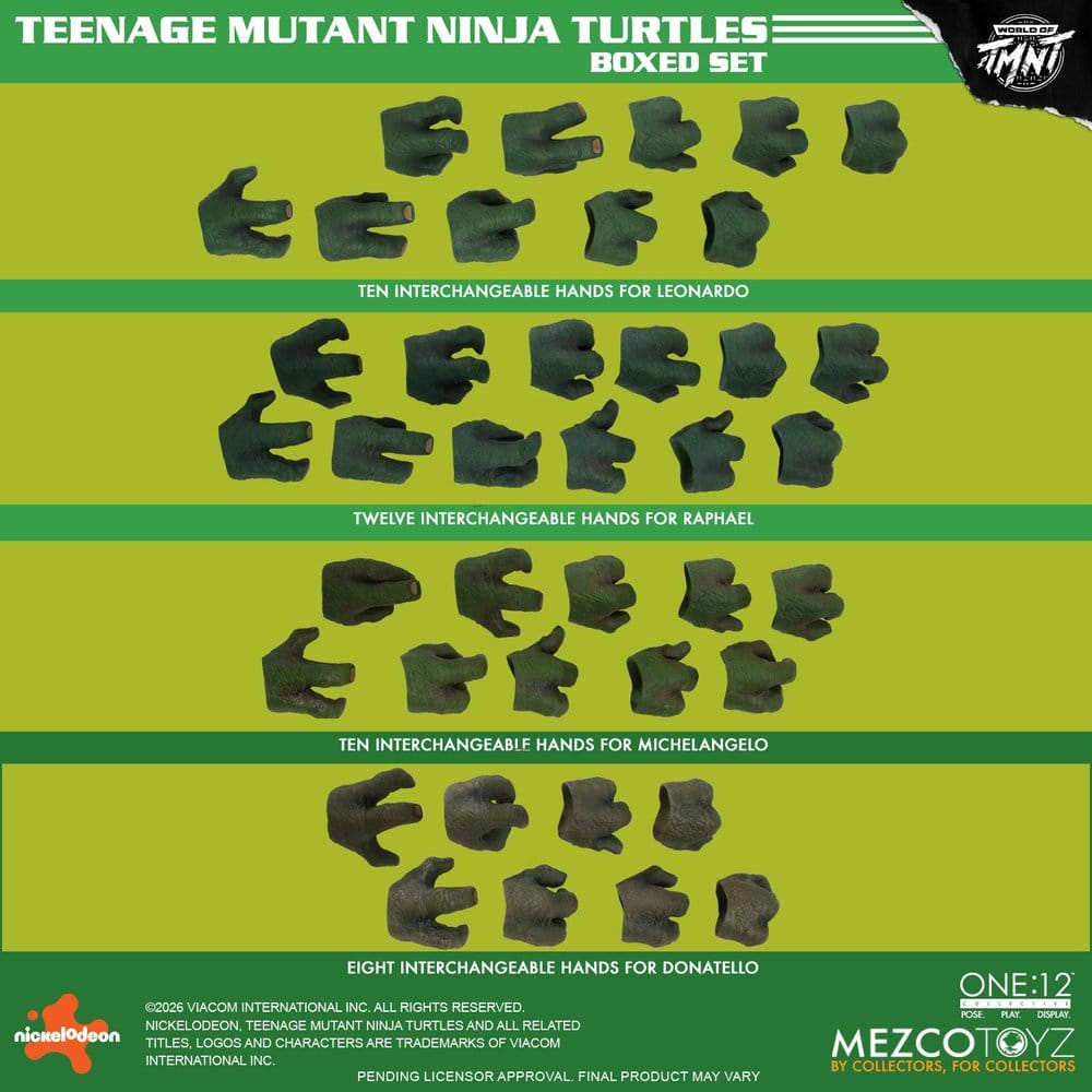 Tortues Ninja One:12 Collective figurines 1/12 Boxed Set 17 cm