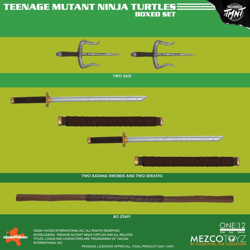 Tortues Ninja One:12 Collective figurines 1/12 Boxed Set 17 cm