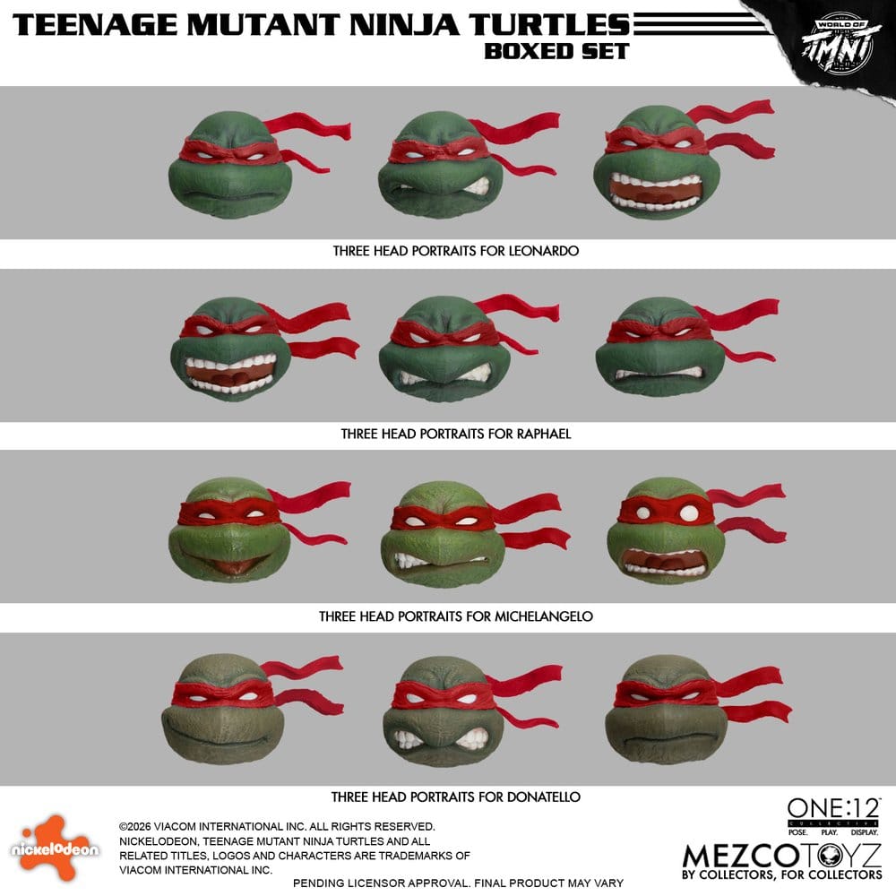 Tortues Ninja One:12 Collective figurines 1/12 Boxed Set 17 cm