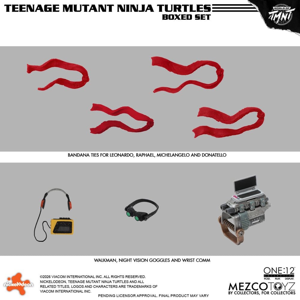 Tortues Ninja One:12 Collective figurines 1/12 Boxed Set 17 cm