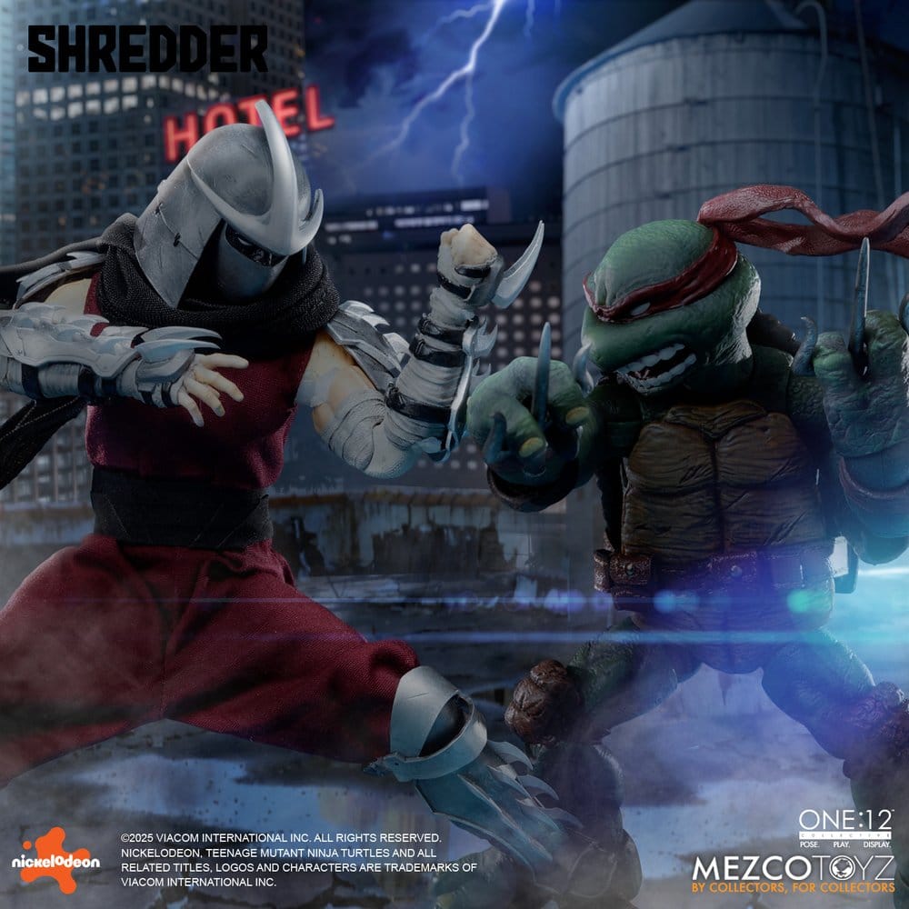 Tortues Ninja figurine 1/12 Shredder 17 cm