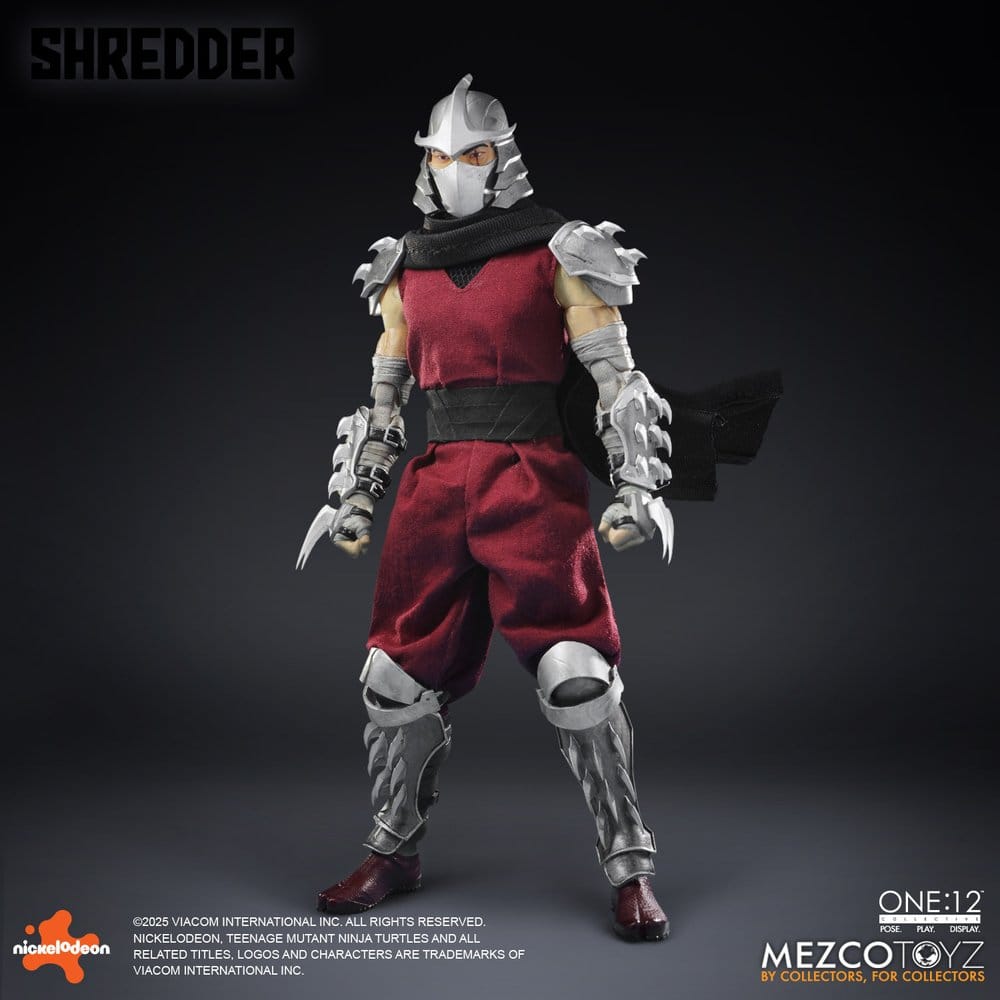 Tortues Ninja figurine 1/12 Shredder 17 cm
