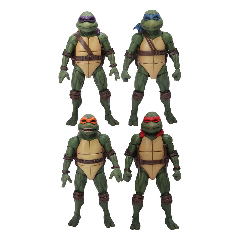 Tortues Ninja box set figurines 1/12 Teenage Mutant Ninja Turtles (1990 Movie) 15 cm