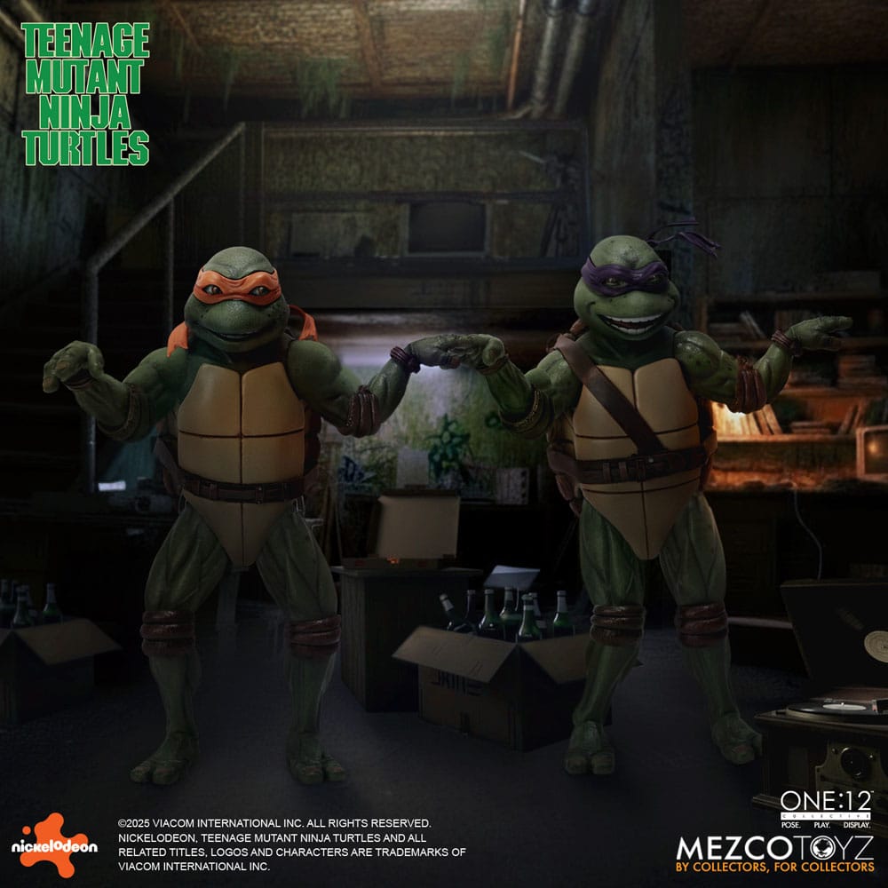 Tortues Ninja box set figurines 1/12 Teenage Mutant Ninja Turtles (1990 Movie) 15 cm