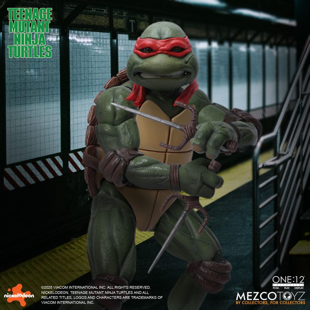 Tortues Ninja box set figurines 1/12 Teenage Mutant Ninja Turtles (1990 Movie) 15 cm