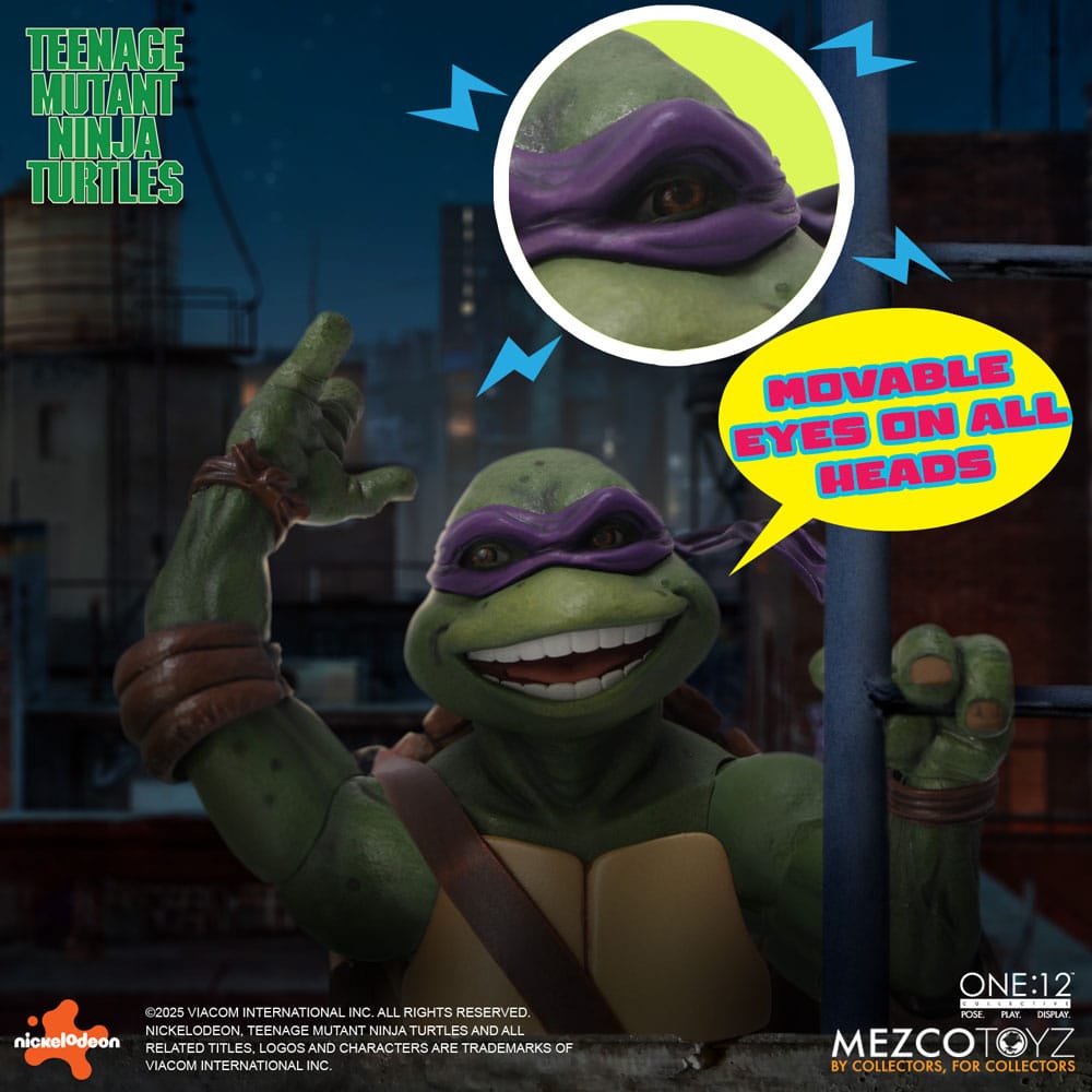Tortues Ninja box set figurines 1/12 Teenage Mutant Ninja Turtles (1990 Movie) 15 cm