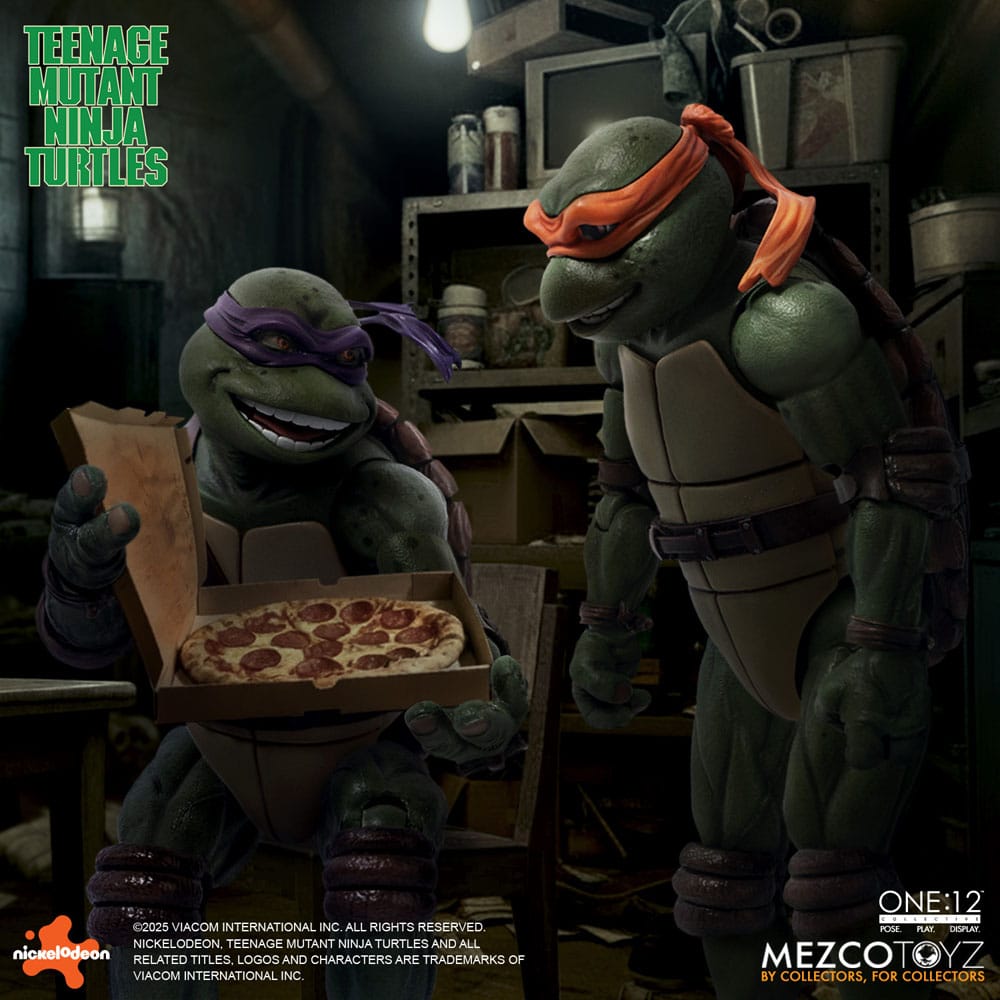 Tortues Ninja box set figurines 1/12 Teenage Mutant Ninja Turtles (1990 Movie) 15 cm