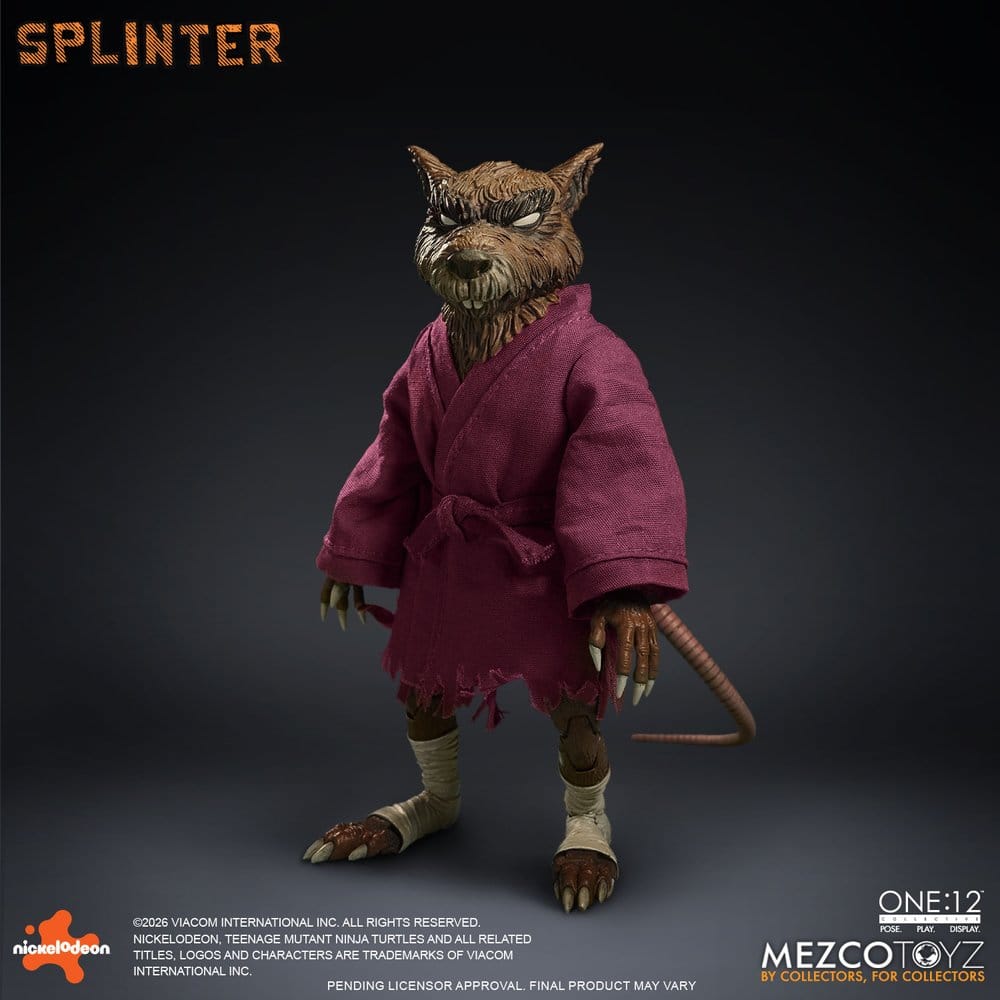 Tortues Ninja One:12 Collective figurine 1/12 Splinter 17 cm