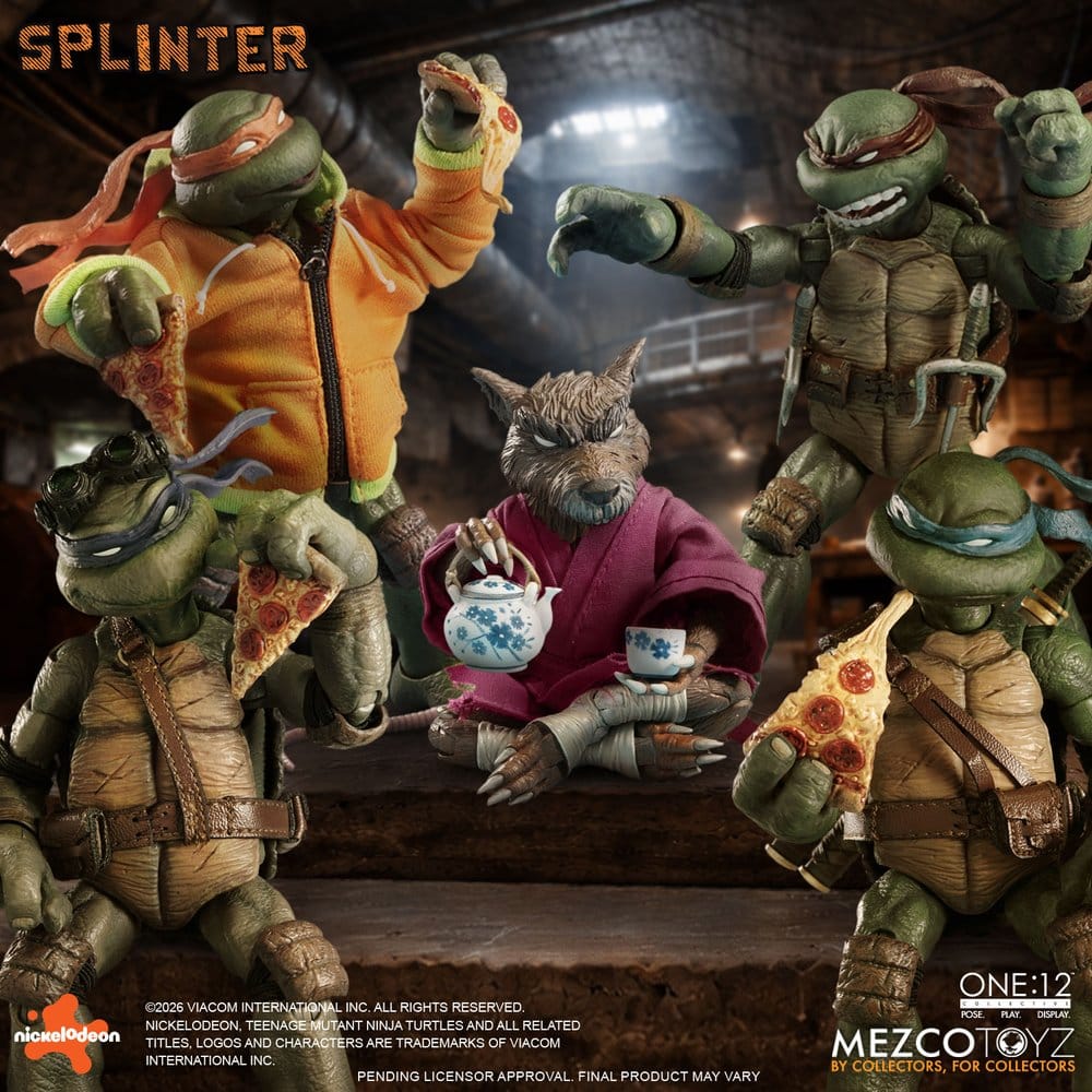 Tortues Ninja One:12 Collective figurine 1/12 Splinter 17 cm