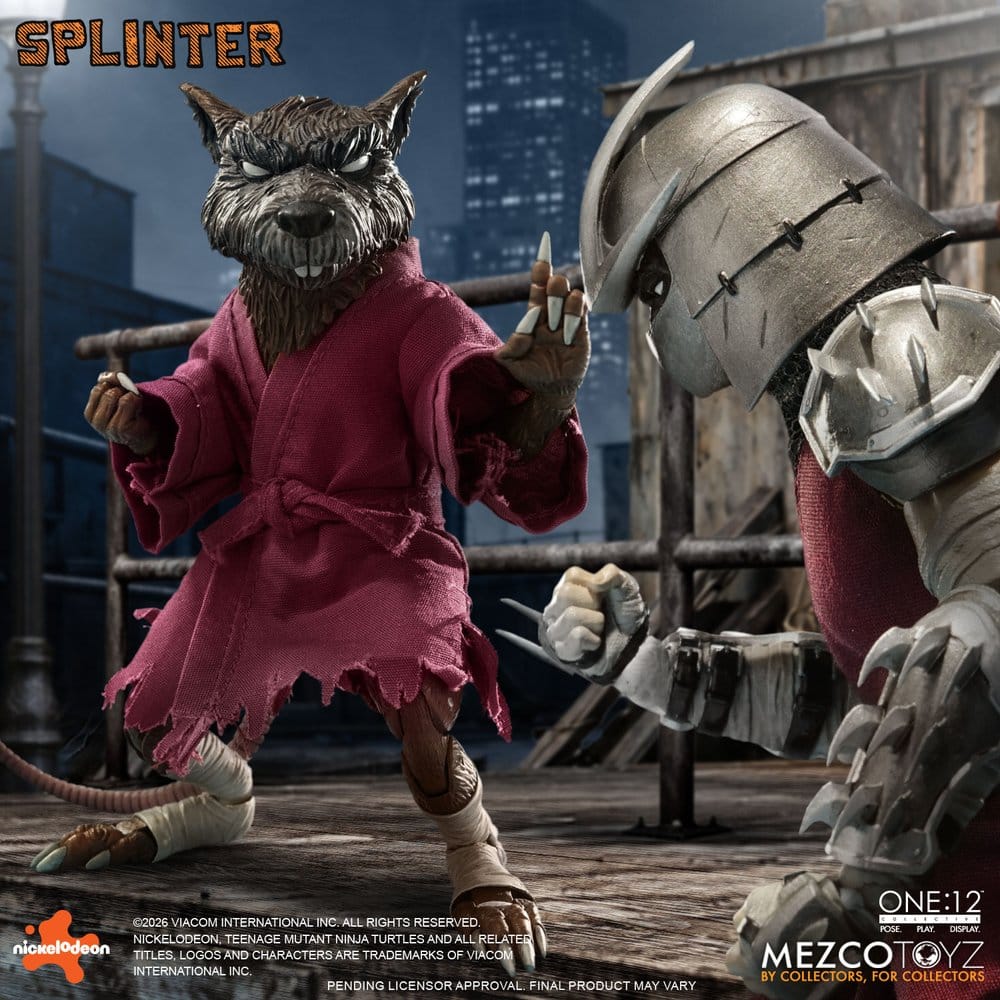 Tortues Ninja One:12 Collective figurine 1/12 Splinter 17 cm