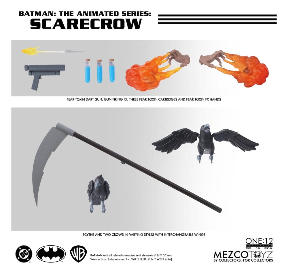 Batman, la série animée One:12 Collective figurine Scarecrow 17 cm