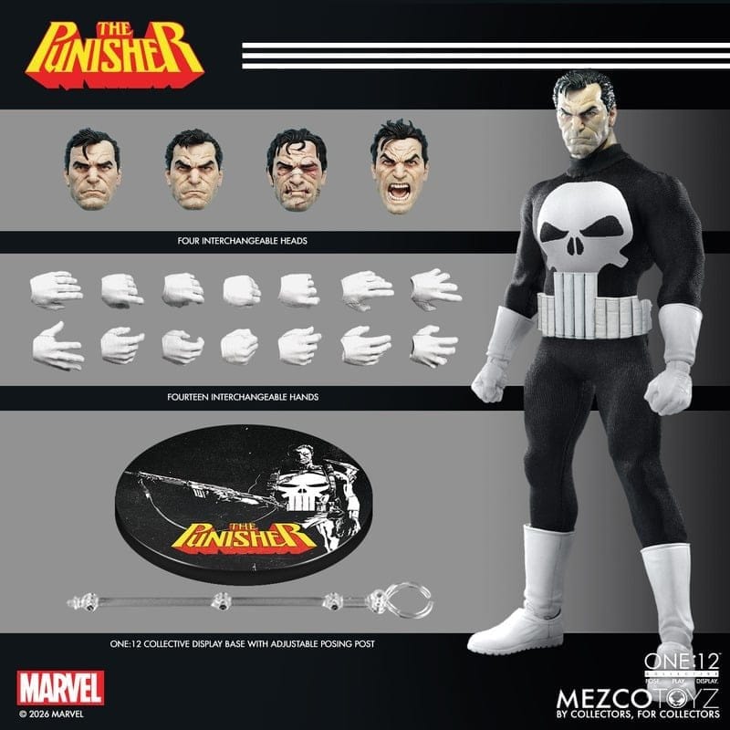 Marvel Comics One:12 Collective figurine 1/12 Punisher 17 cm