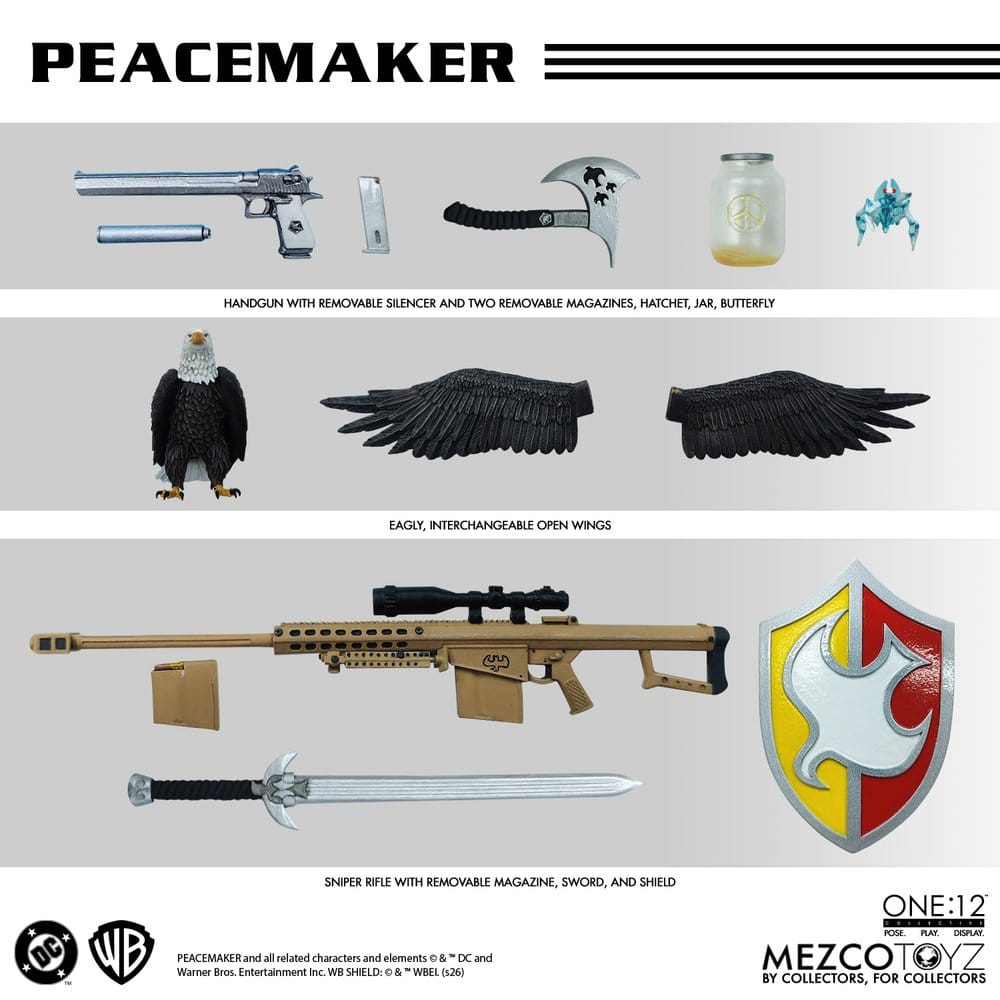 DC Comics One:12 Collective figurine 1/12 Peacemaker 17 cm