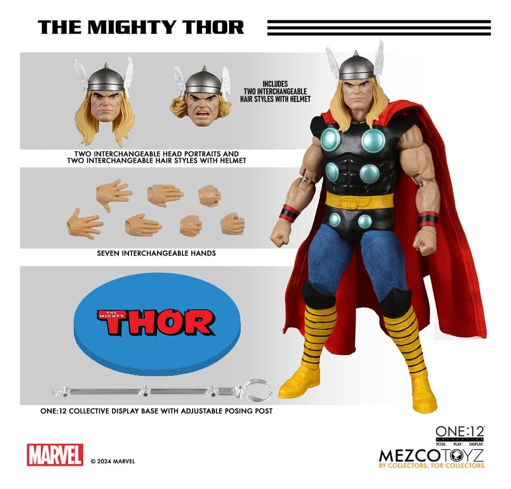 Marvel One:12 Collective figurine 1/12 The Mighty Thor 17 cm