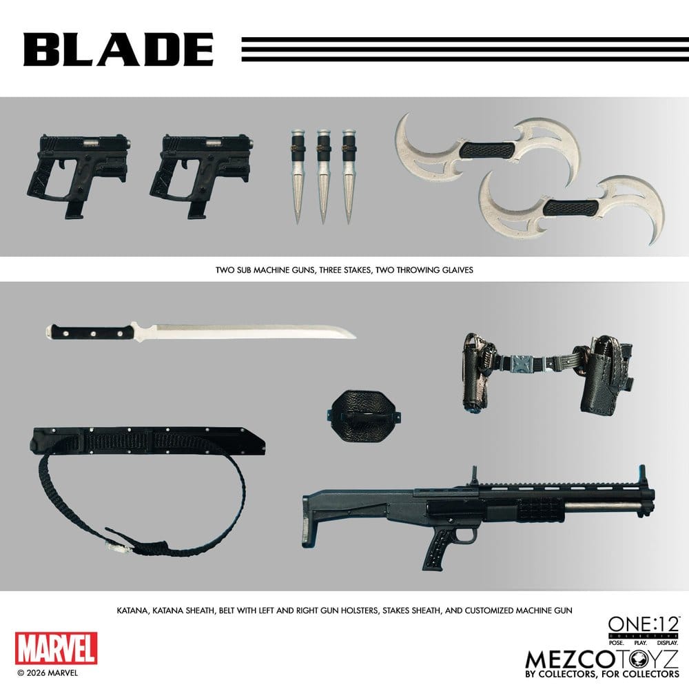 Marvel Comics One:12 Collective figurine 1/12 Blade 17 cm