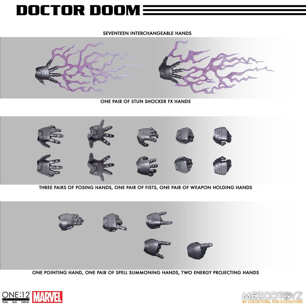 Marvel figurine 1/12 Doctor Doom 17 cm