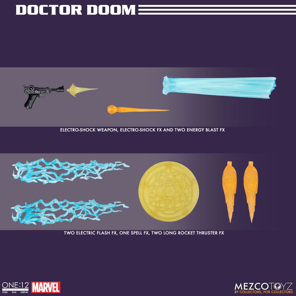 Marvel figurine 1/12 Doctor Doom 17 cm