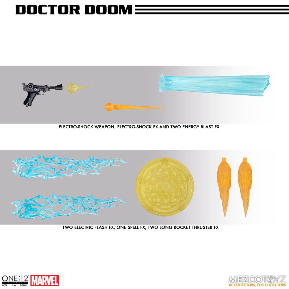 Marvel figurine 1/12 Doctor Doom 17 cm