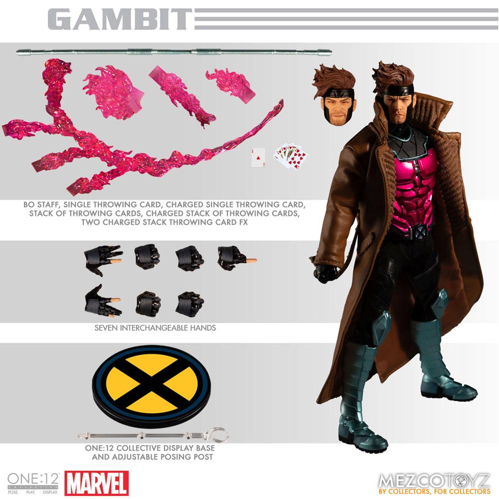 Marvel figurine 1/12 Gambit 17 cm