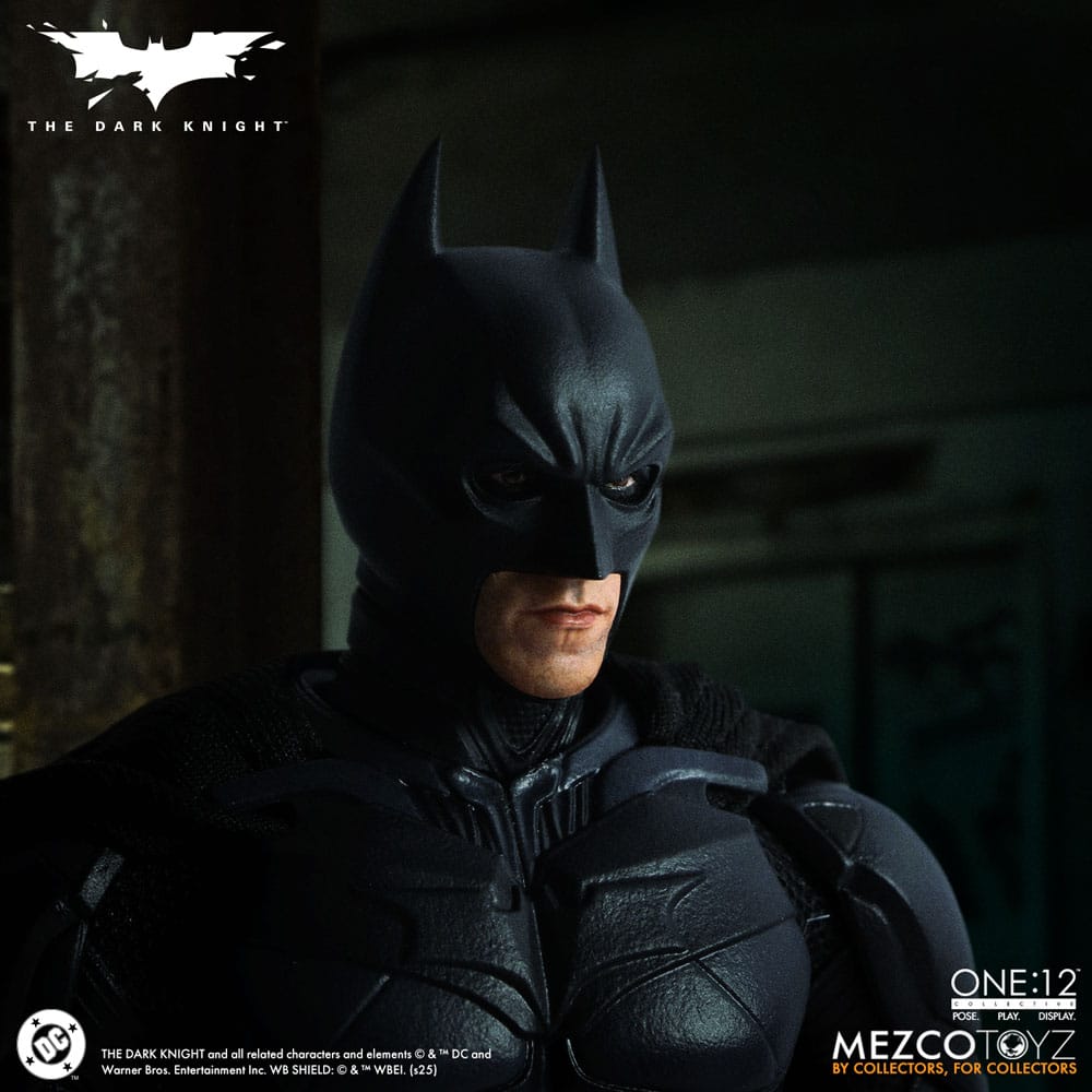 The Dark Knight : Le Chevalier noir figurine 1/12 Batman 17 cm
