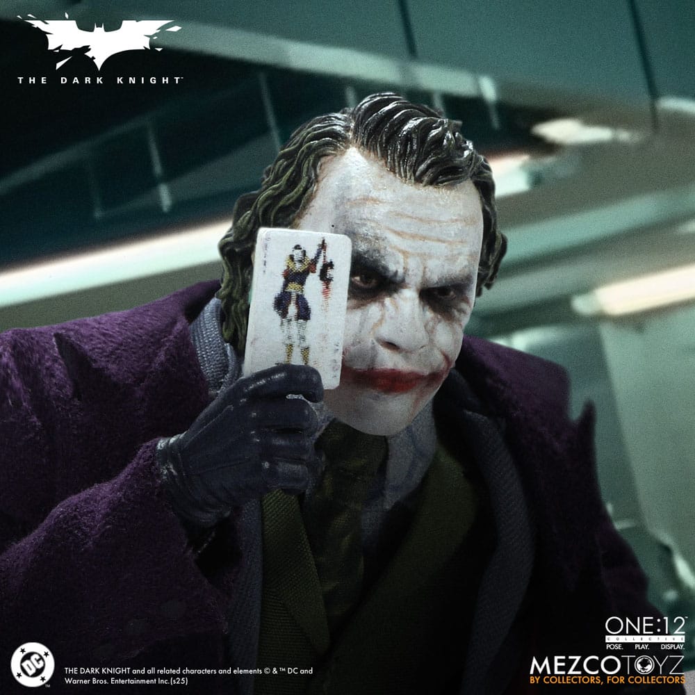 The Dark Knight : Le Chevalier noir figurine 1/12 Joker 17 cm
