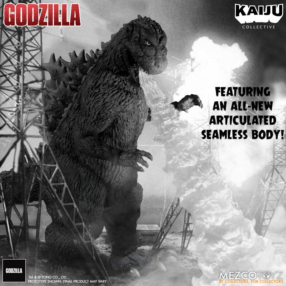 Godzilla (1954) figurine Kaiju Collective Godzilla - Black & White Edition 20 cm