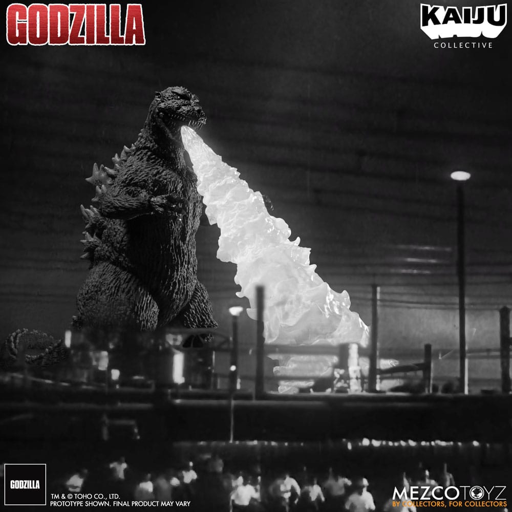 Godzilla (1954) figurine Kaiju Collective Godzilla - Black & White Edition 20 cm
