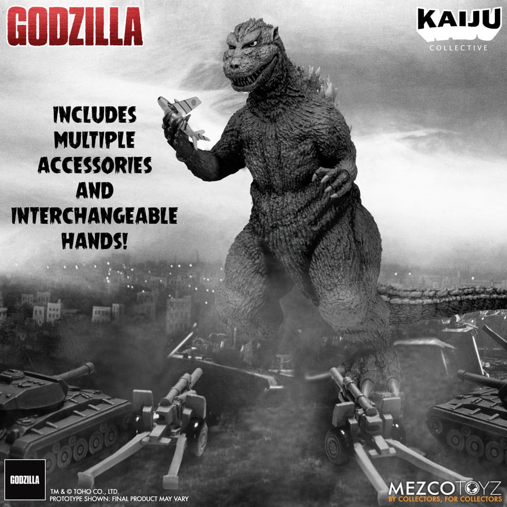 Godzilla (1954) figurine Kaiju Collective Godzilla - Black & White Edition 20 cm