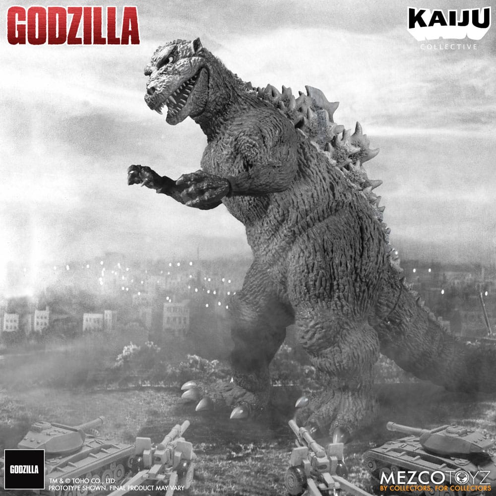 Godzilla (1954) figurine Kaiju Collective Godzilla - Black & White Edition 20 cm