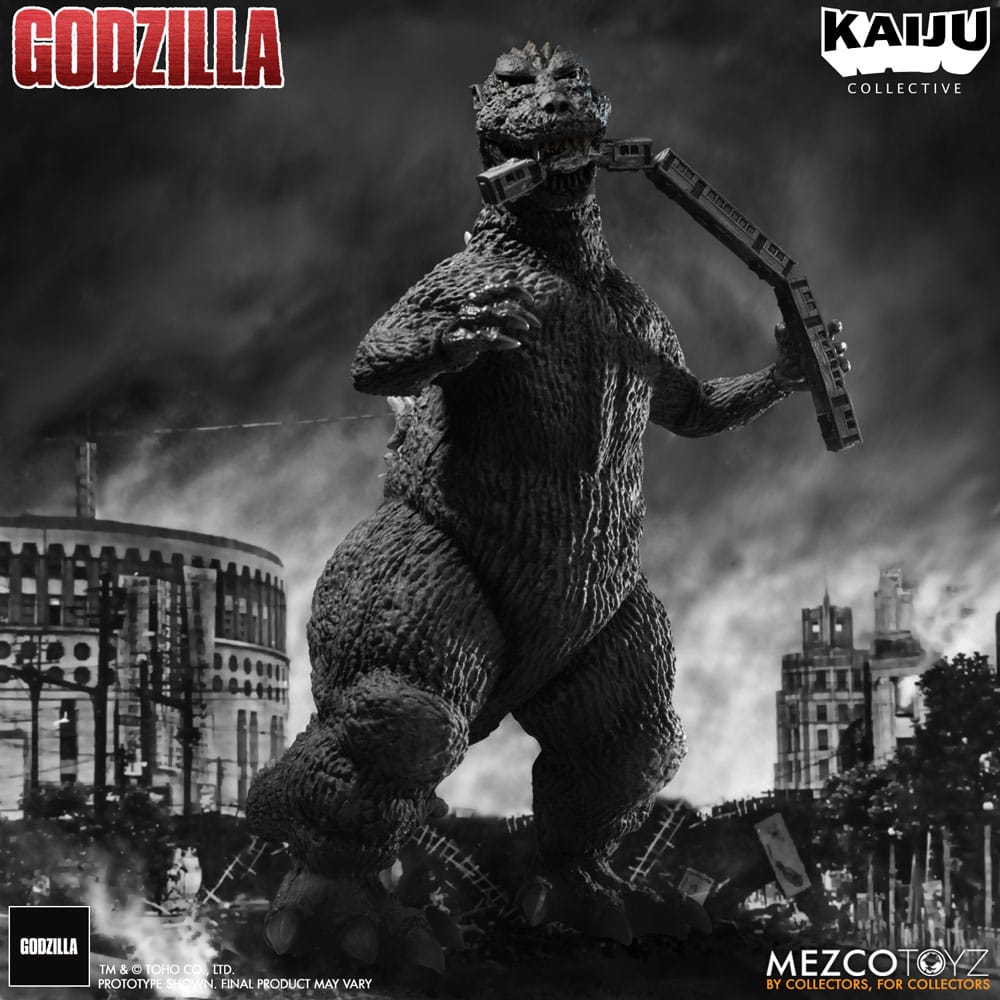Godzilla (1954) figurine Kaiju Collective Godzilla - Black & White Edition 20 cm