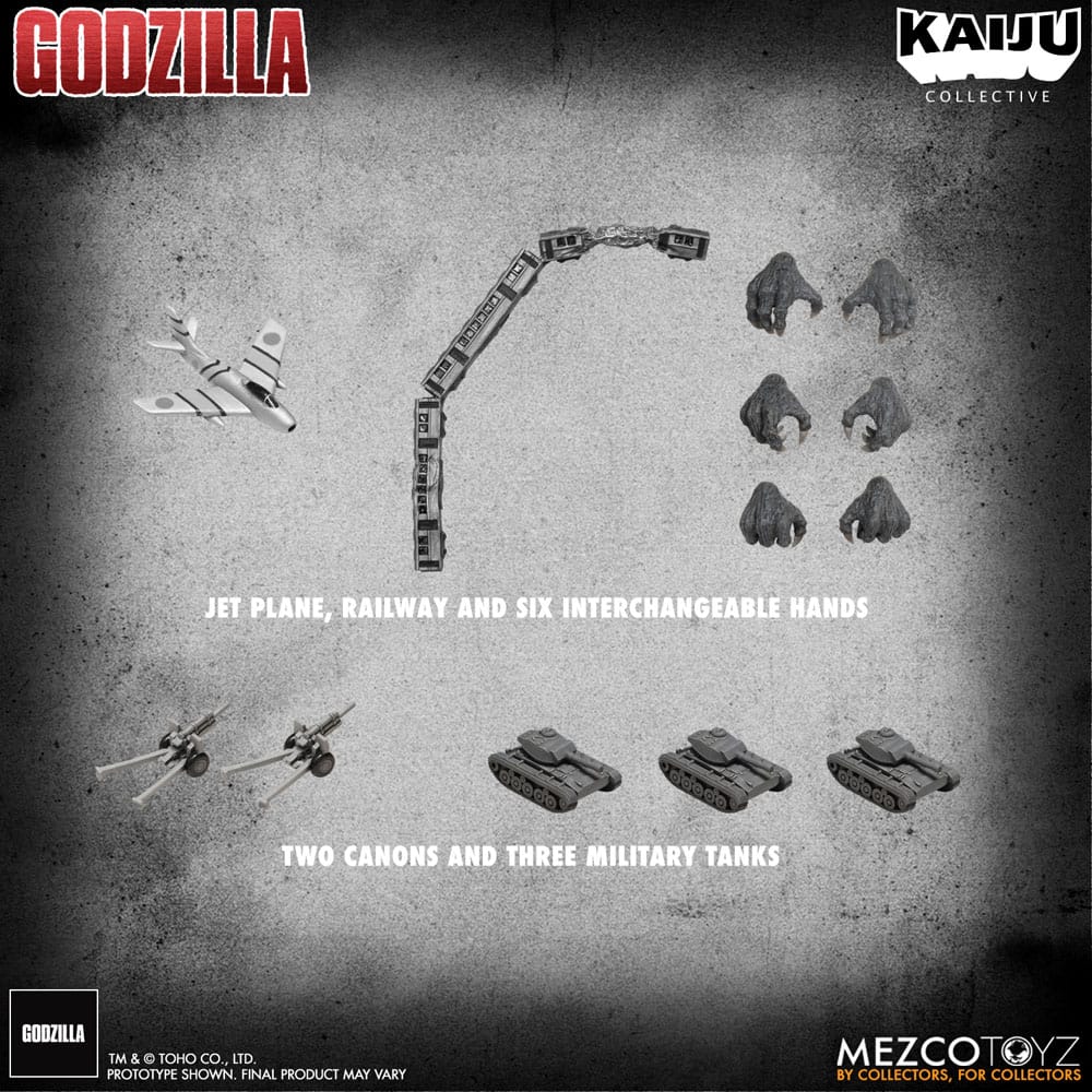 Godzilla (1954) figurine Kaiju Collective Godzilla - Black & White Edition 20 cm