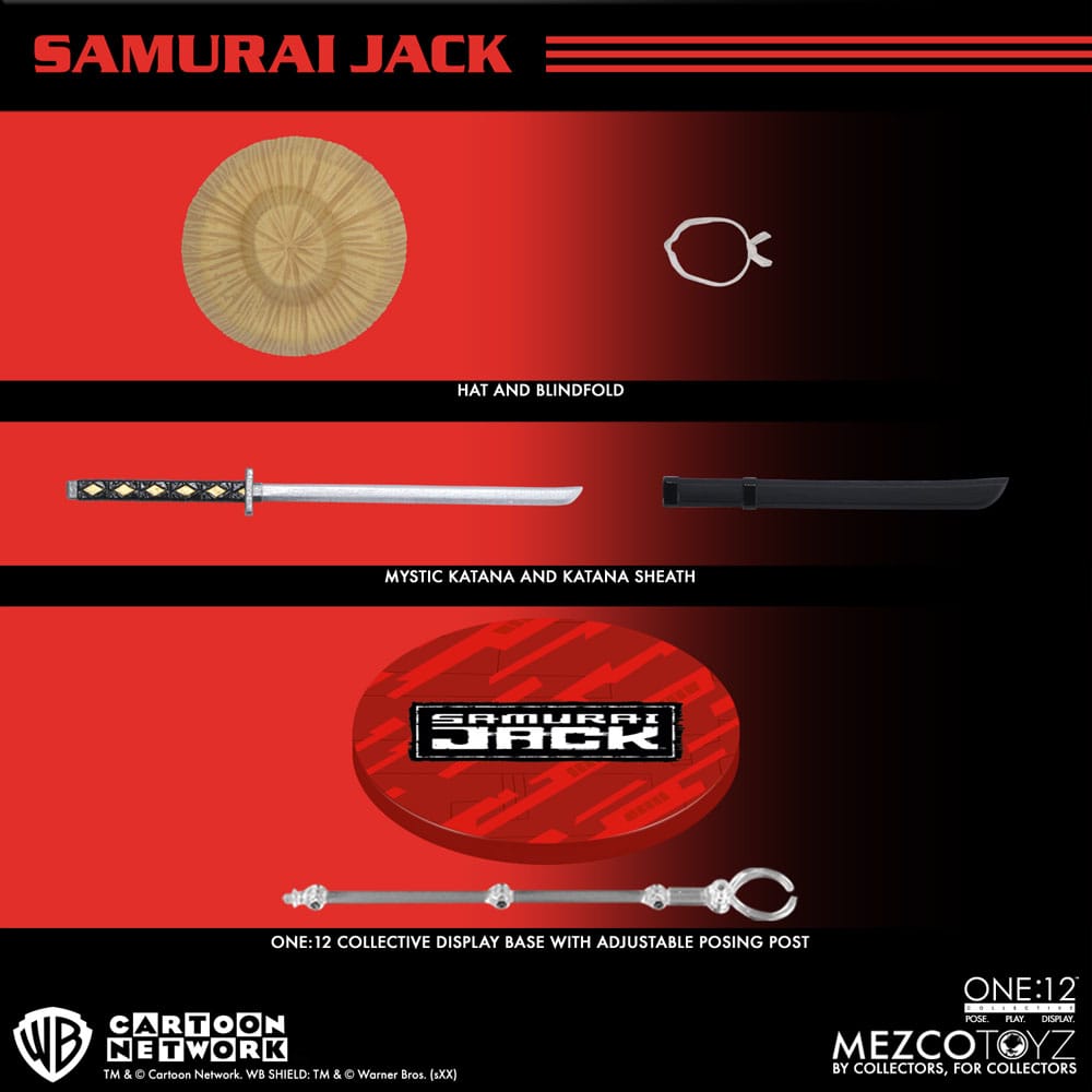 Samurai Jack figurine 1/12 Samurai Jack 17 cm