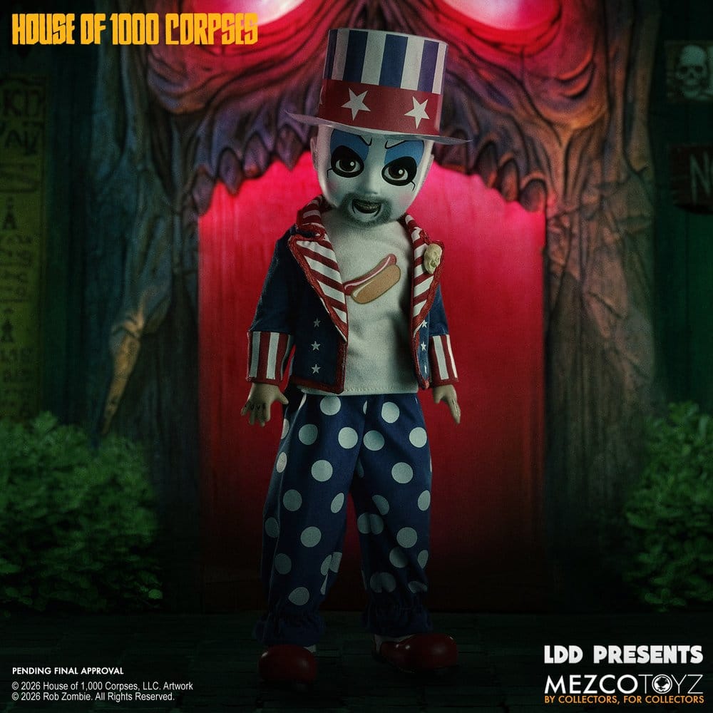 La Maison des mille morts LDD Presents poupée Captain Spaulding 25 cm