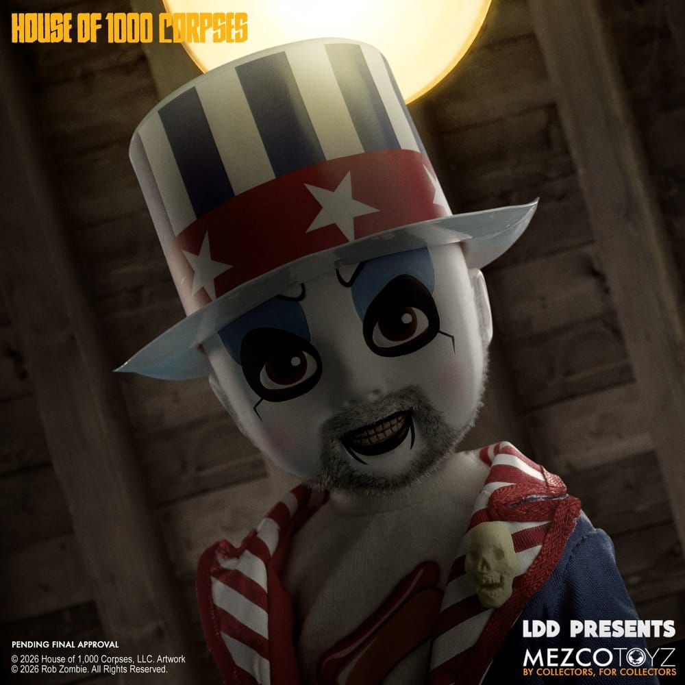 La Maison des mille morts LDD Presents poupée Captain Spaulding 25 cm