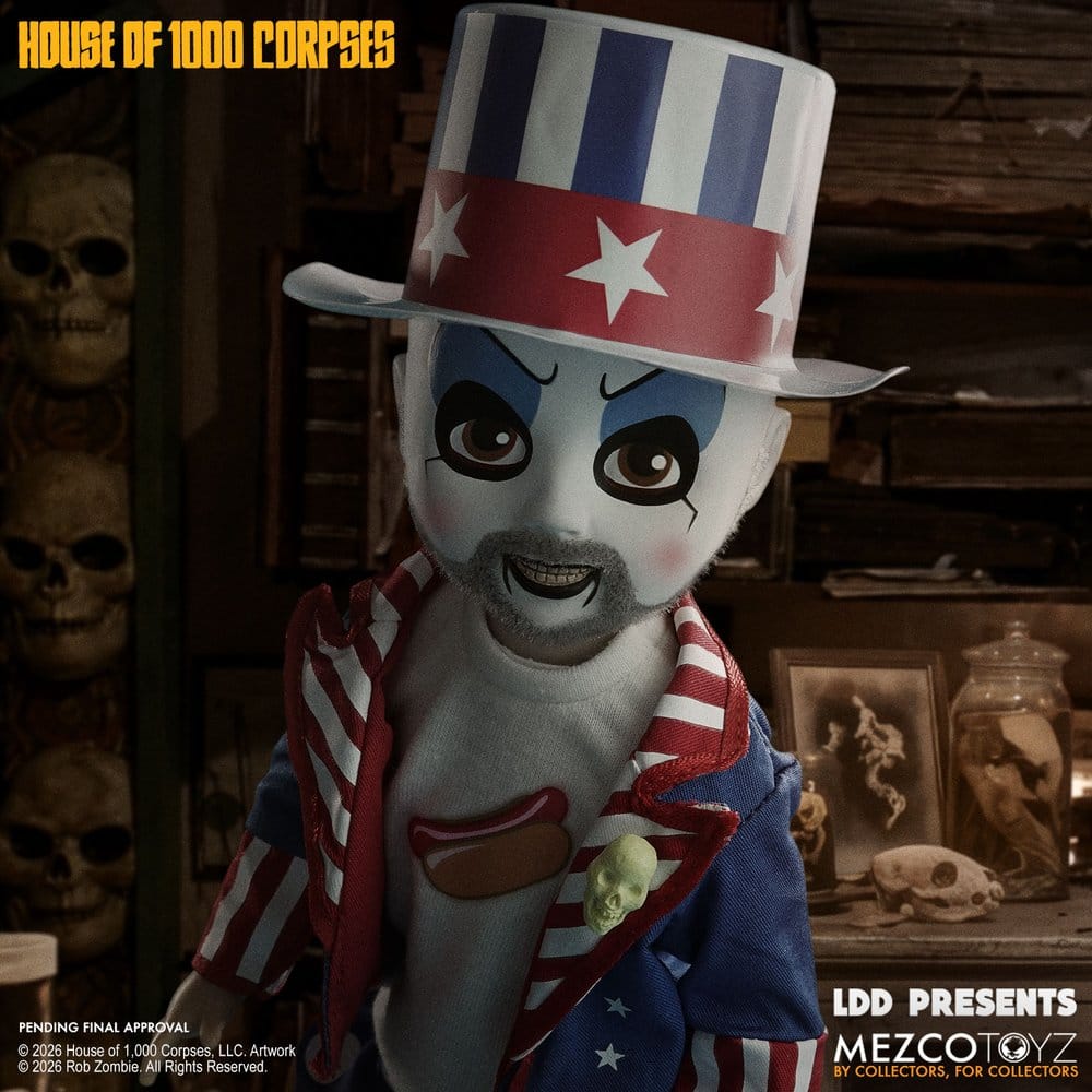 La Maison des mille morts LDD Presents poupée Captain Spaulding 25 cm