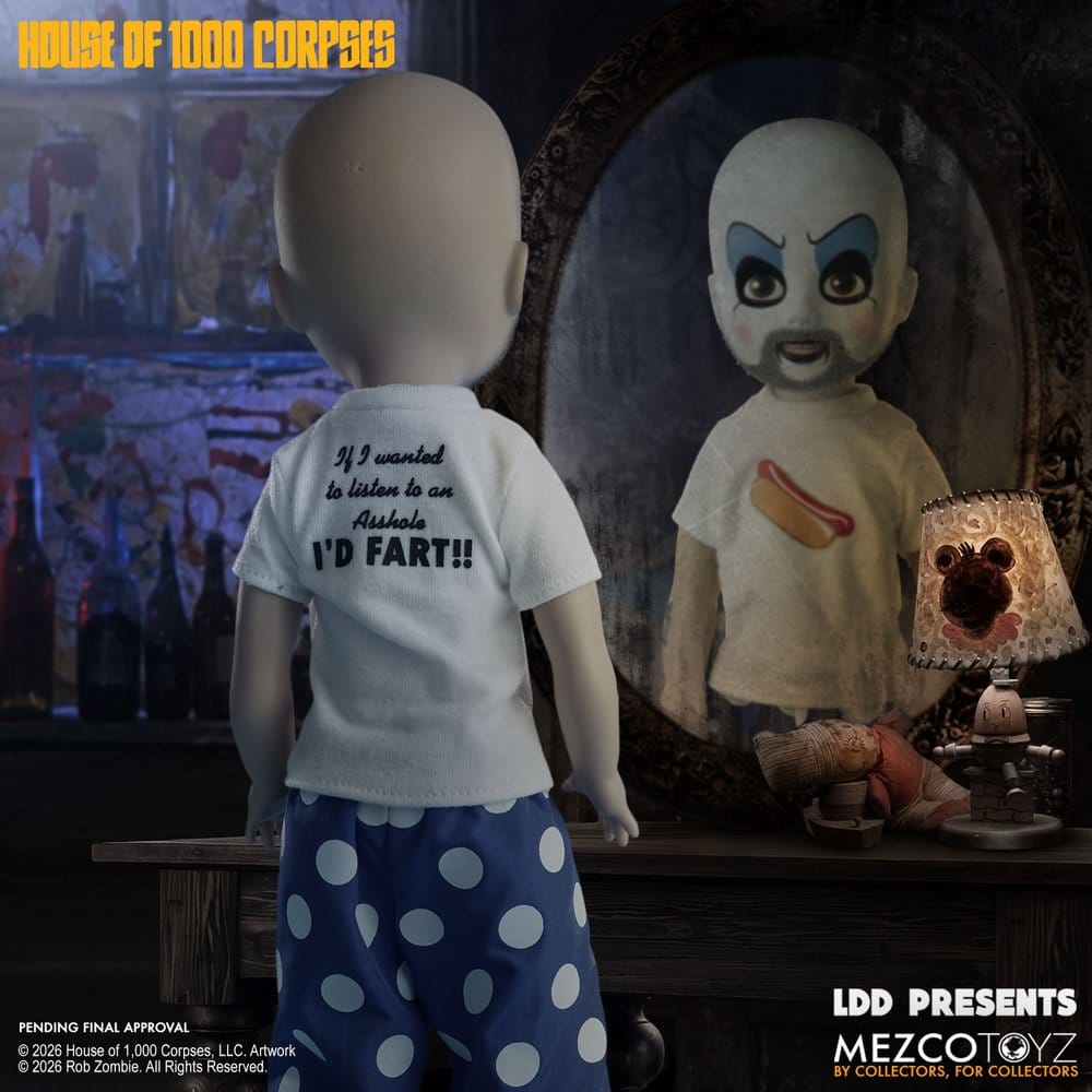 La Maison des mille morts LDD Presents poupée Captain Spaulding 25 cm