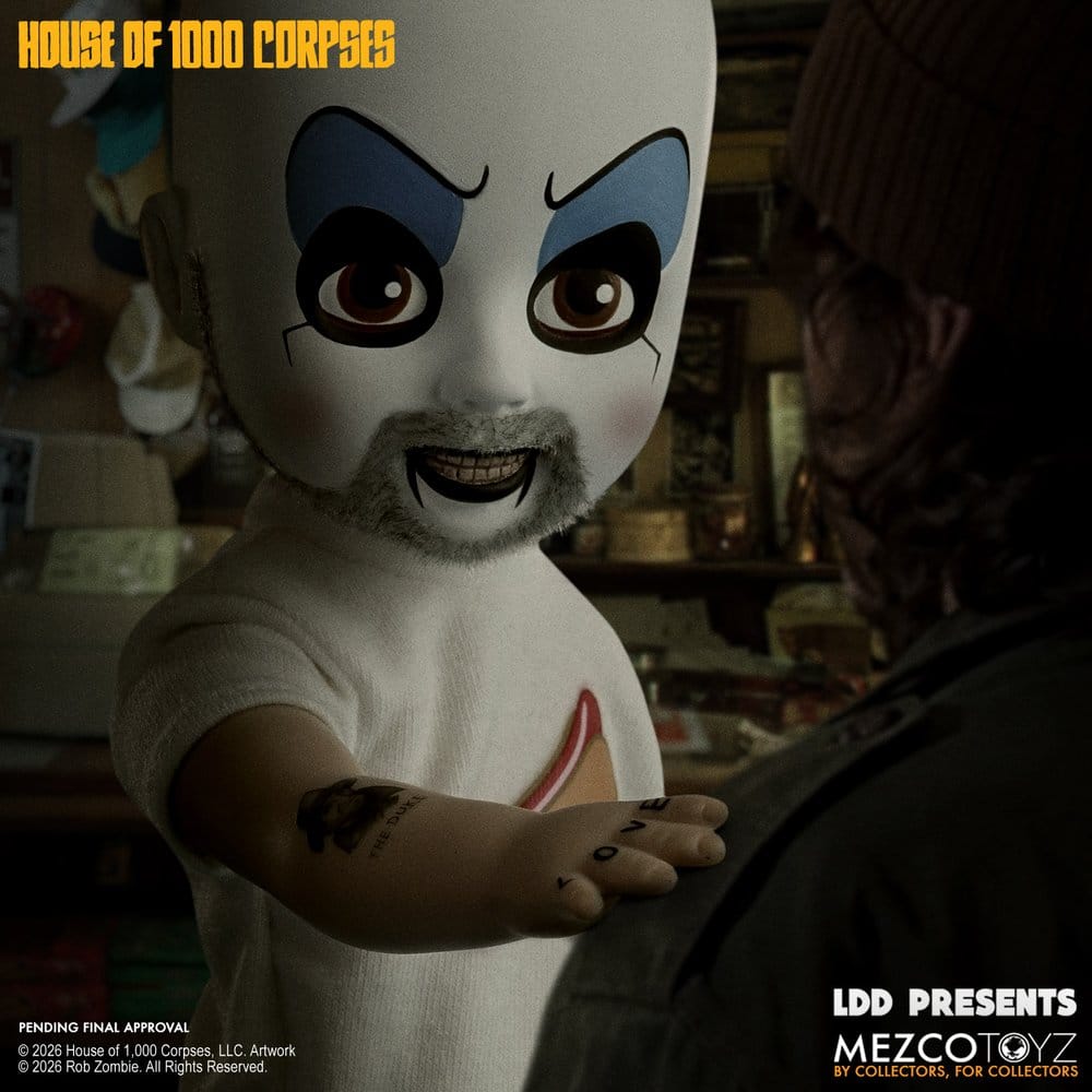 La Maison des mille morts LDD Presents poupée Captain Spaulding 25 cm