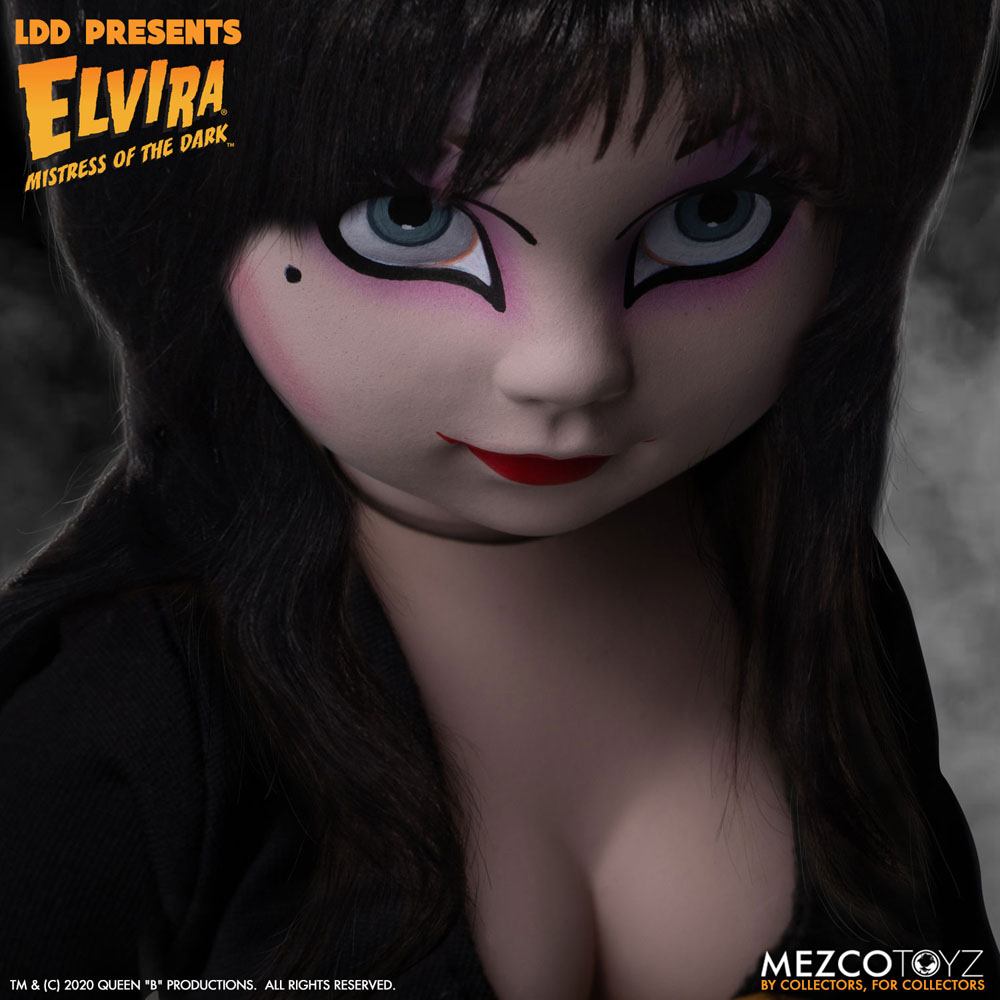 Elvira maîtresse des ténèbres Living Dead Dolls poupée Elvira 25 cm