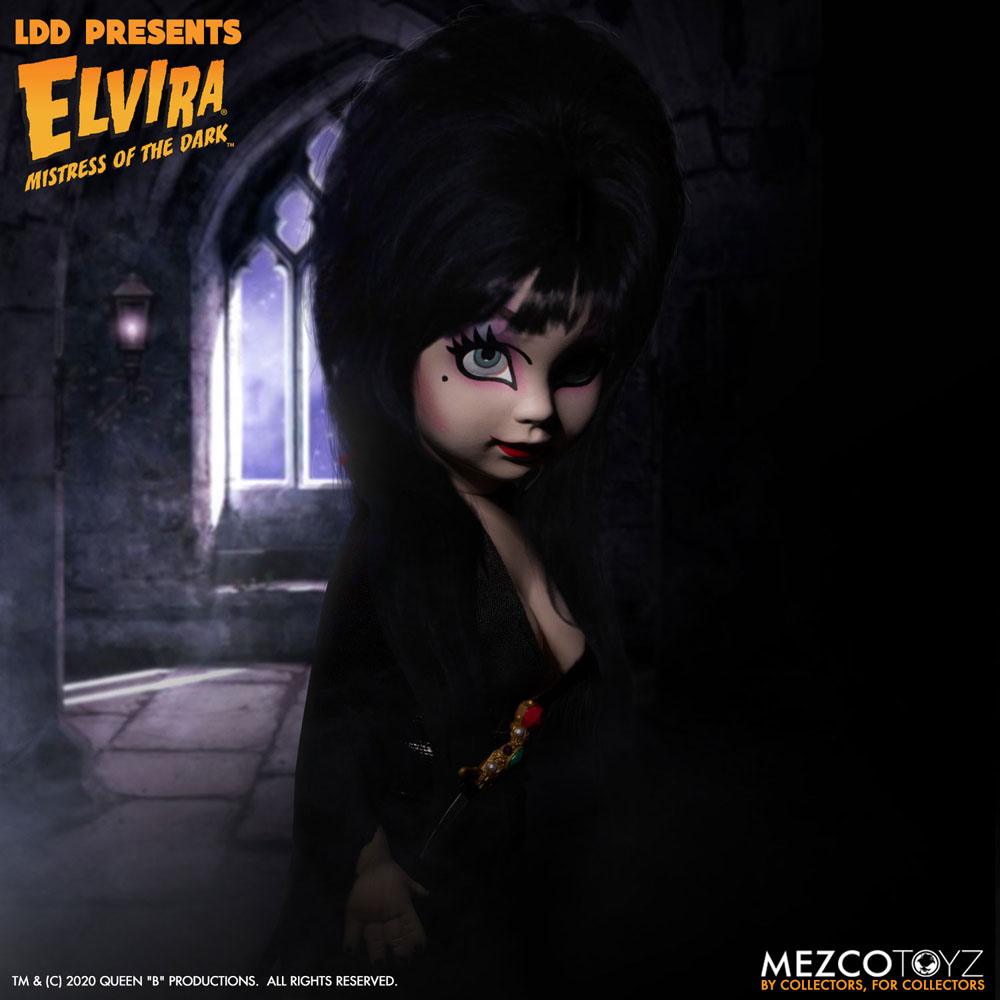 Elvira maîtresse des ténèbres Living Dead Dolls poupée Elvira 25 cm